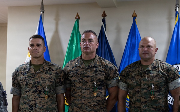 U.S. Marines with MRF-SEA Meet with NOLCOM Commanding General