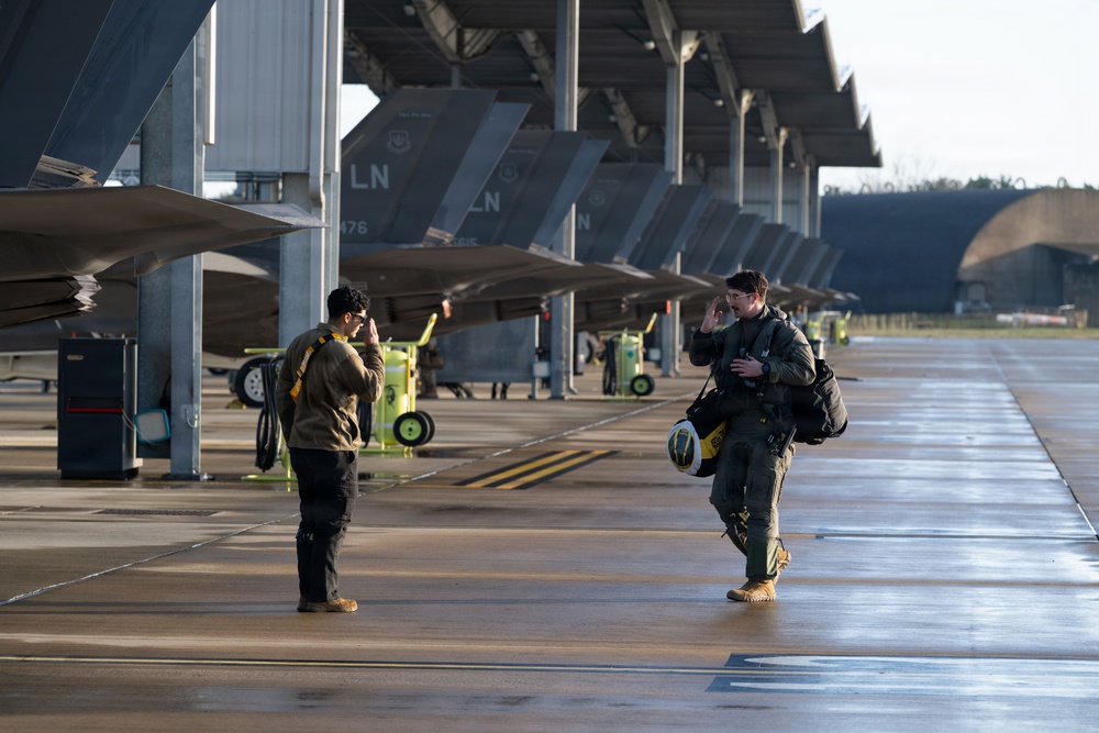 48 FW F-35s conduct daily operations