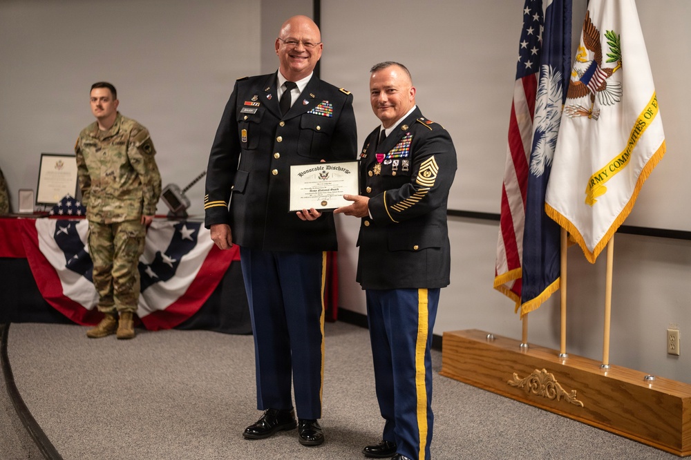 Command Sgt. Maj. Michael L. Cook Retirement Ceremony