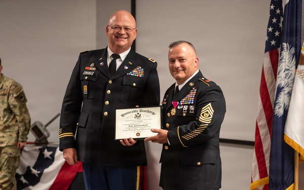 Command Sgt. Maj. Michael L. Cook Retirement Ceremony