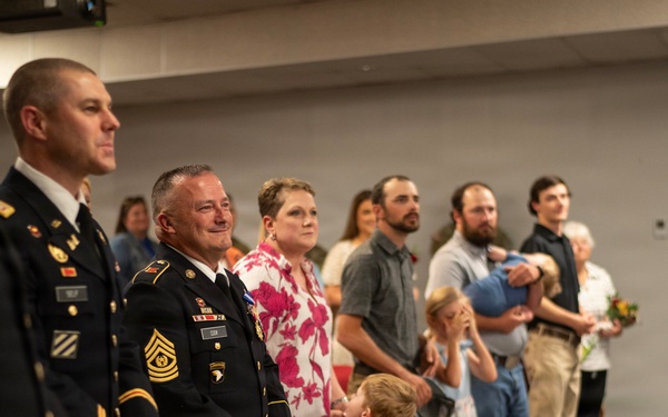 Command Sgt. Maj. Michael L. Cook Retirement Ceremony