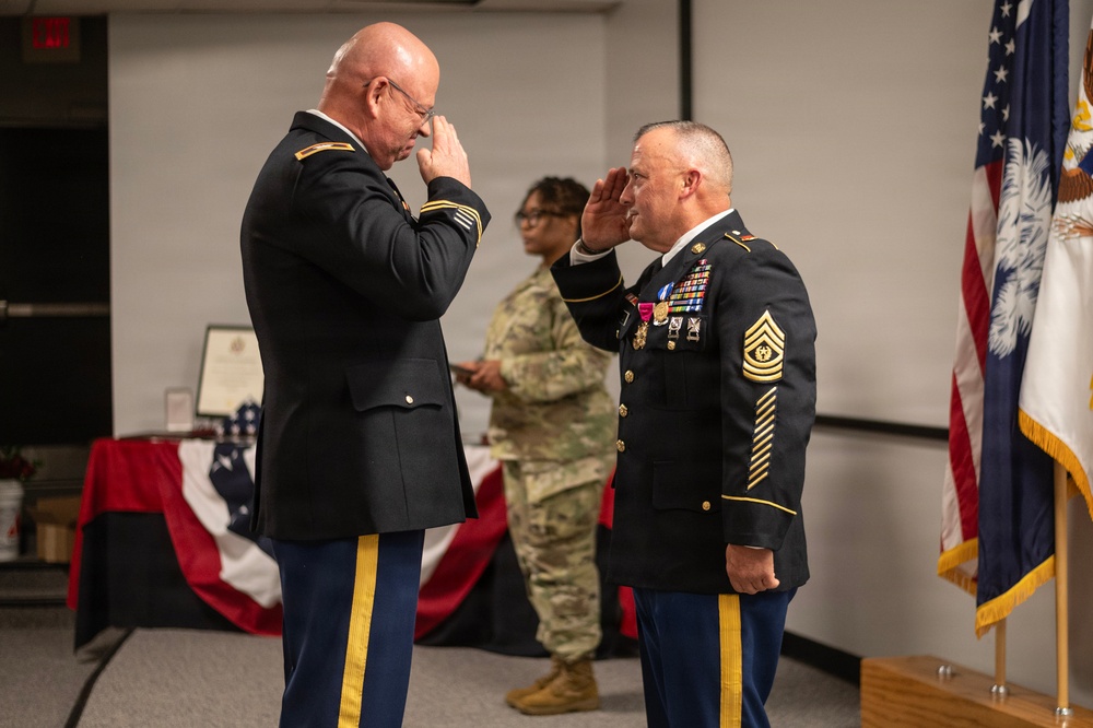 Command Sgt. Maj. Michael L. Cook Retirement Ceremony
