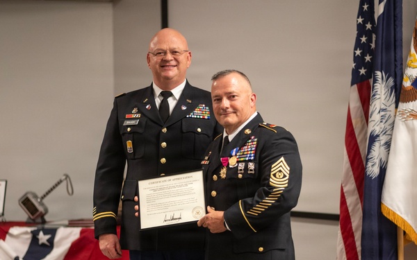 Command Sgt. Maj. Michael L. Cook Retirement Ceremony