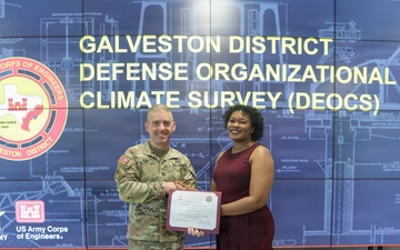 District Commander Recognizes Army Fellows Program Graduate