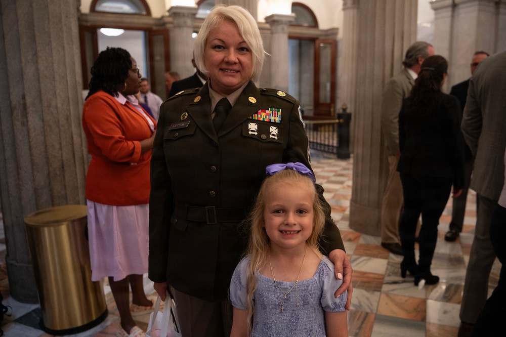 Month of the Military Child proclamation event at SC State House