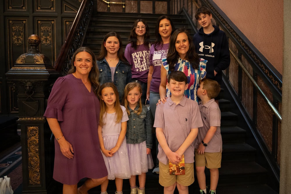 Month of the Military Child proclamation event at SC State House