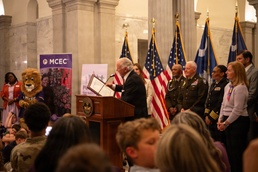 Month of the Military Child proclamation event at SC State House