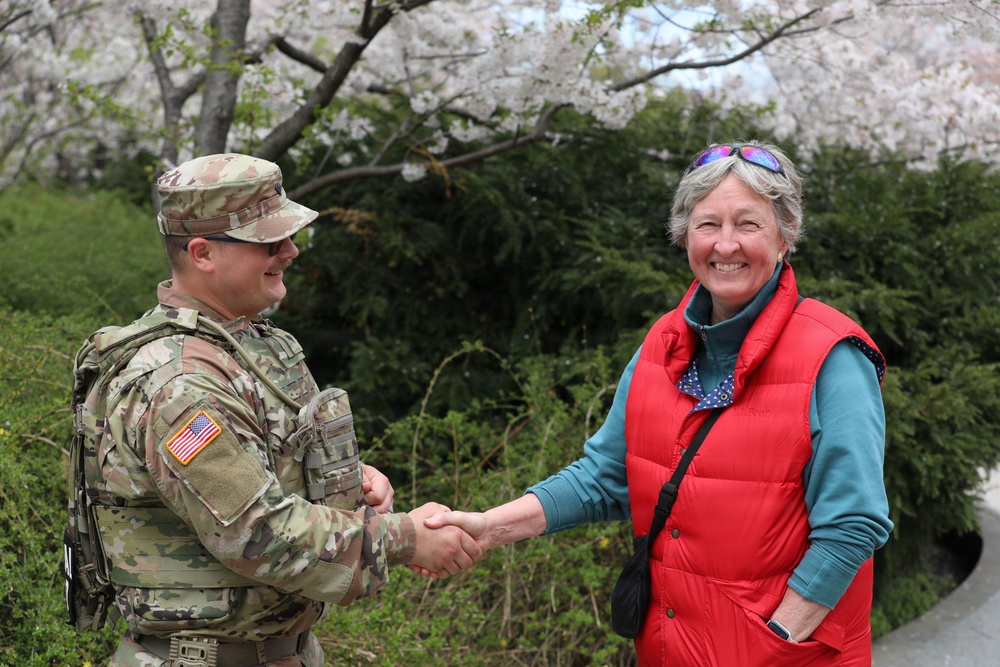JTF-DC Assist National Mall Visitor