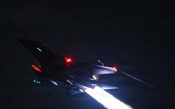 U.S. Air Force Fighters take off During Operation Epic Fury