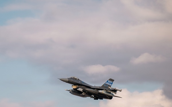 U.S. Air Force Fighters take off During Operation Epic Fury