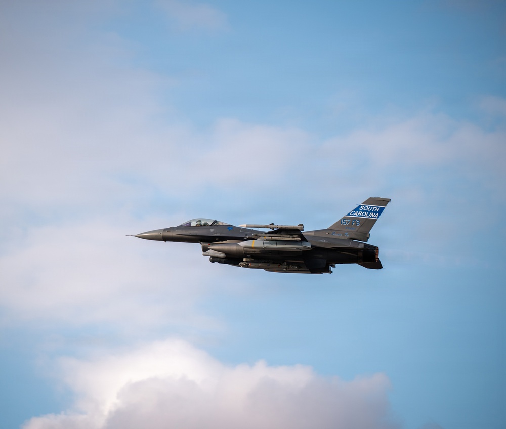 U.S. Air Force Fighters take off During Operation Epic Fury