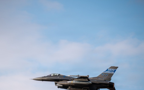 U.S. Air Force Fighters take off During Operation Epic Fury