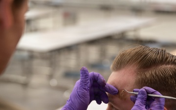 Tyndall Airmen participate during an active shooter exercise