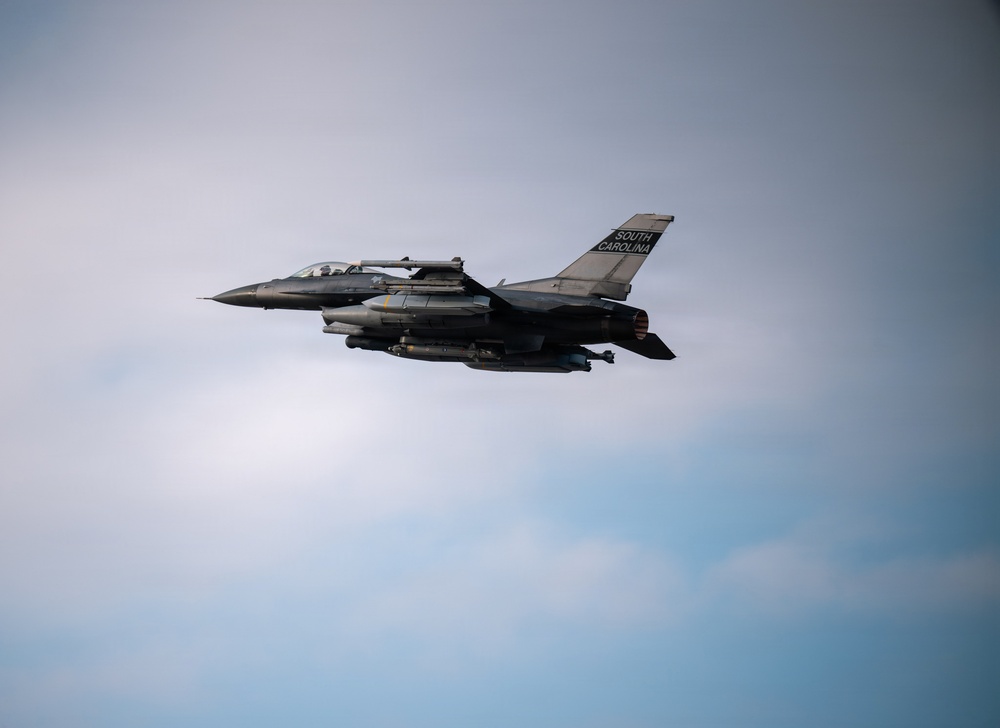 U.S. Air Force Fighters take off During Operation Epic Fury