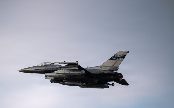 U.S. Air Force Fighters take off During Operation Epic Fury