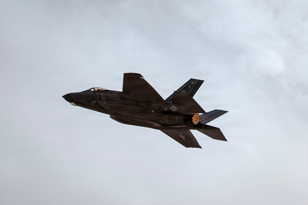 F-35 Lightning II takes off in support of Epic Fury