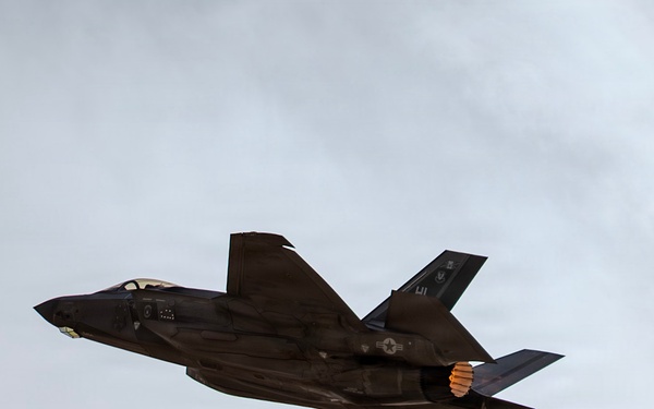 F-35 Lightning II takes off in support of Epic Fury