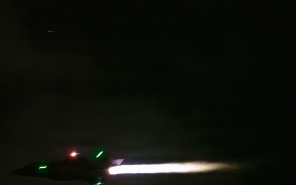 U.S. Air Force Fighters take off During Operation Epic Fury