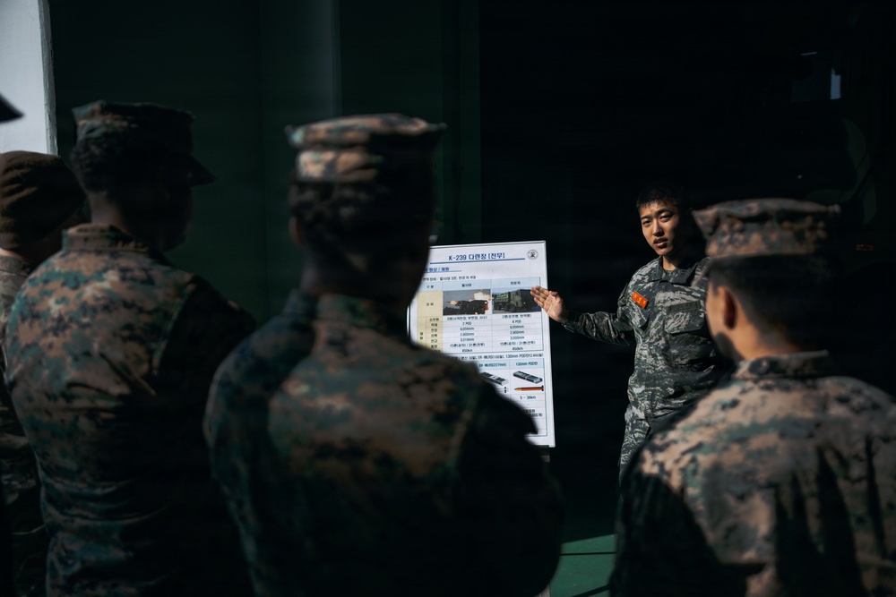 U.S. Marines observe Republic of Korea military capabilities during Freedom Shield 26