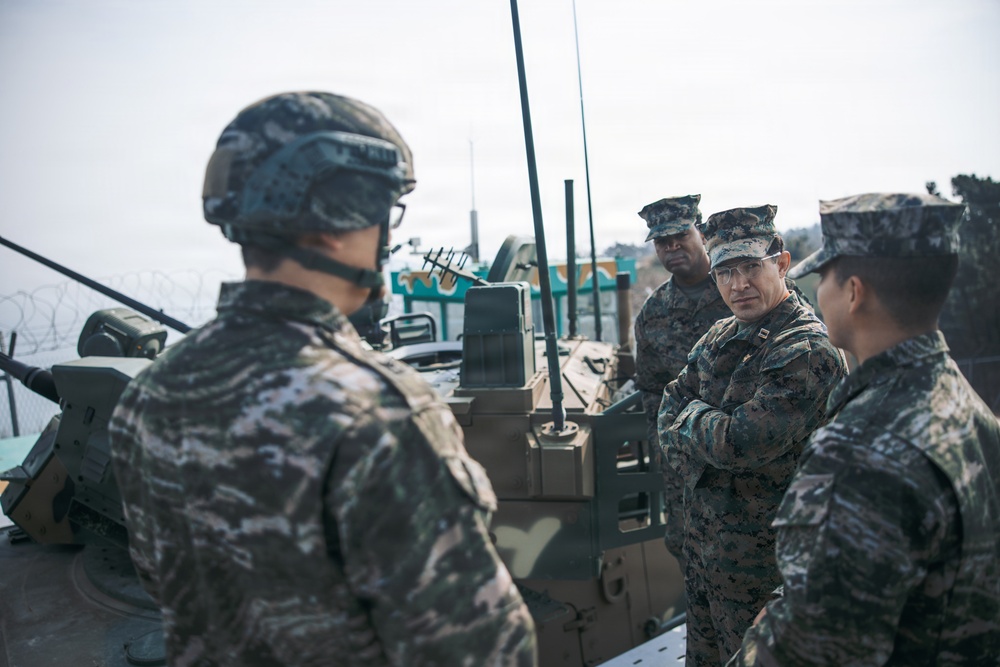 U.S. Marines observe Republic of Korea military capabilities during Freedom Shield 26