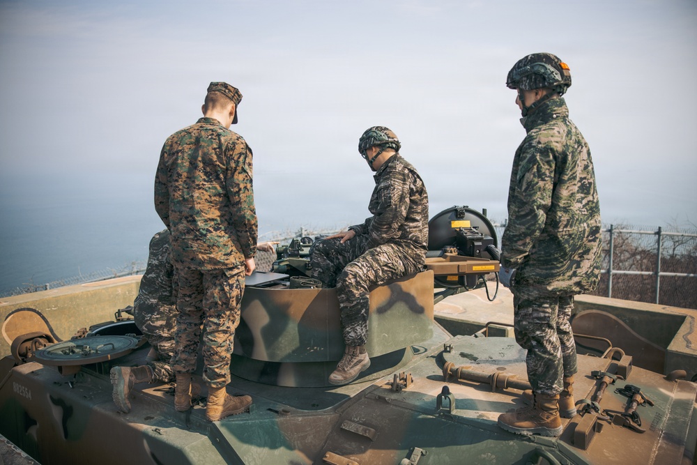 U.S. Marines observe Republic of Korea military capabilities during Freedom Shield 26
