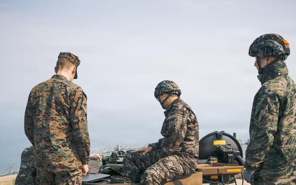 U.S. Marines observe Republic of Korea military capabilities during Freedom Shield 26