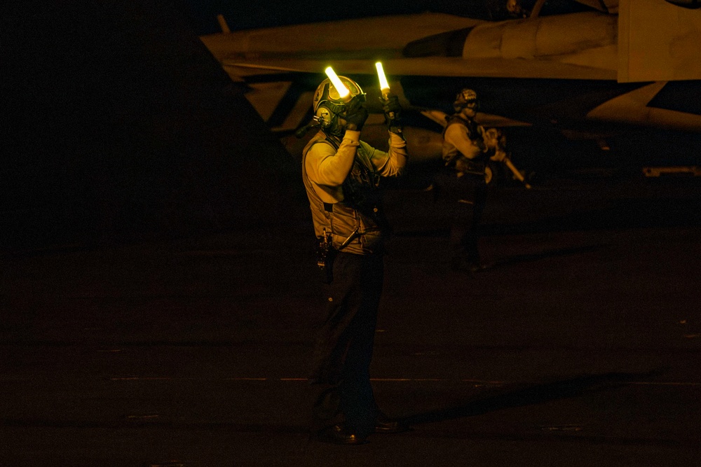 USS Abraham Lincoln Conducts Flight Operations During Operation Epic Fury