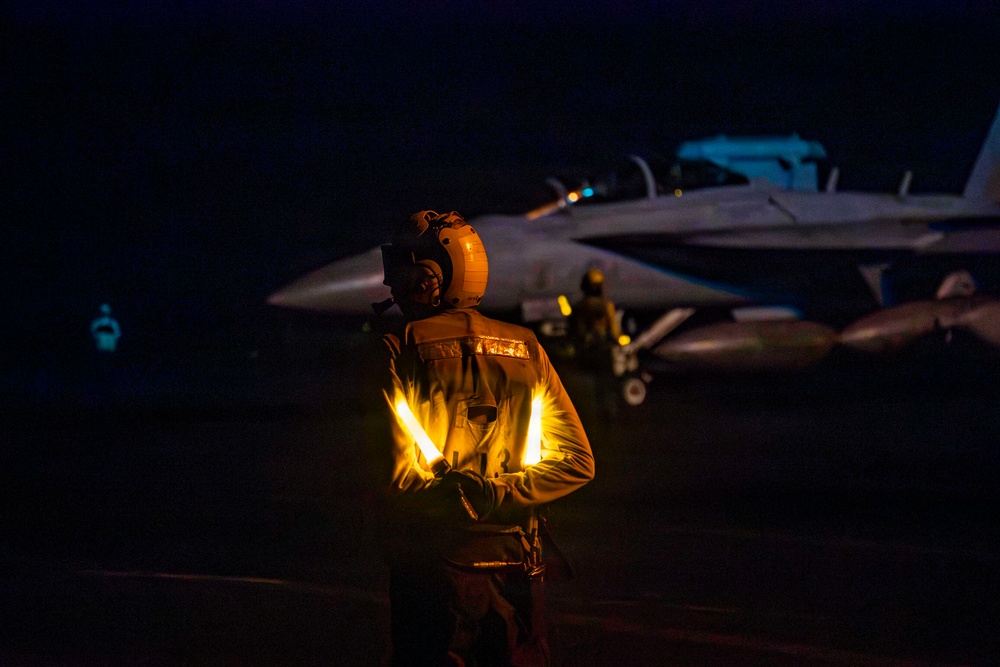 USS Abraham Lincoln Conducts Flight Operations During Operation Epic Fury