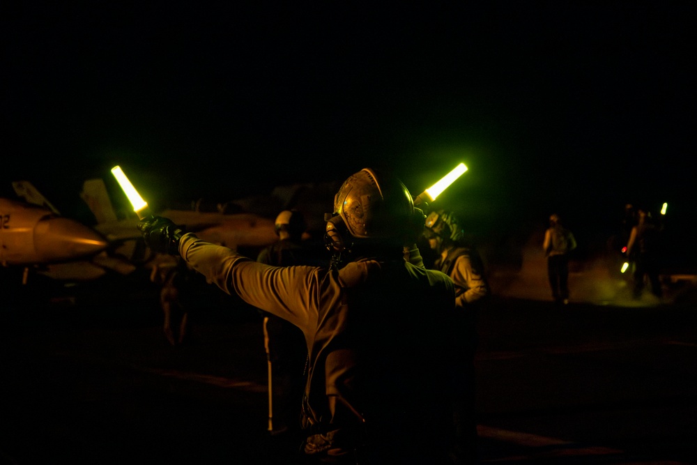 USS Abraham Lincoln Conducts Flight Operations During Operation Epic Fury