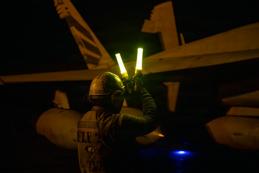 USS Abraham Lincoln Conducts Flight Operations During Operation Epic Fury