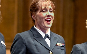 The US Navy Band Sea Chanters perform at Westminster Presbyterian Church in Wilmington, DE