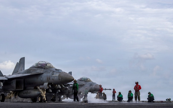 USS Abraham Lincoln Conducts Flight Operations During Operation Epic Fury