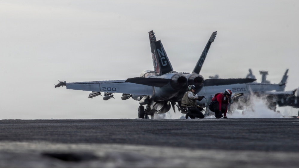 USS Abraham Lincoln Conducts Flight Operations During Operation Epic Fury