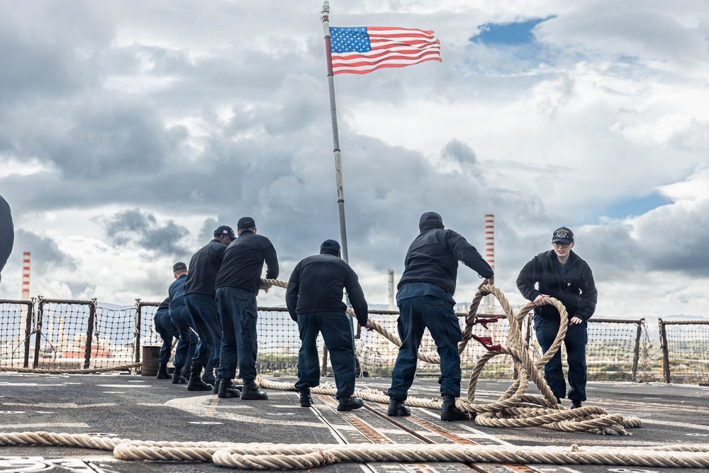 USS Bainbridge (DDG 96) Supports Operation Epic Fury
