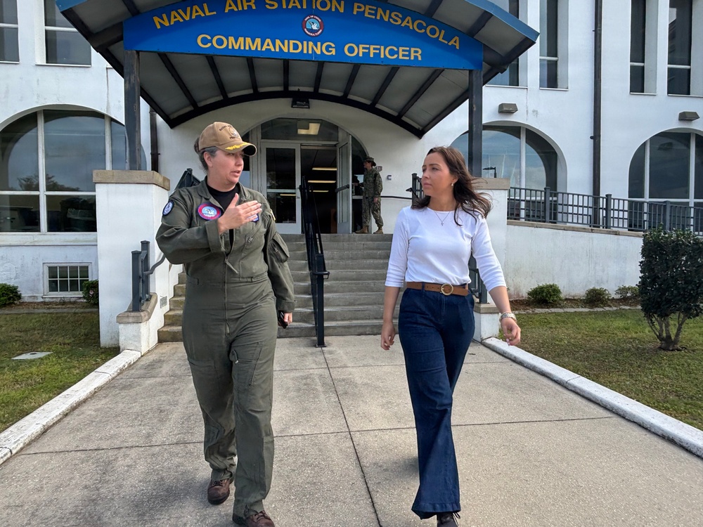 NAS Pensacola Hosts Sen. Ashley Moody Policy Advisor for Installation Tour