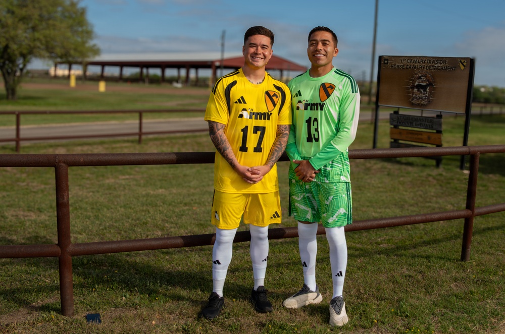 1st Cavalry Division Troopers represent the All-Army Men's Soccer Team