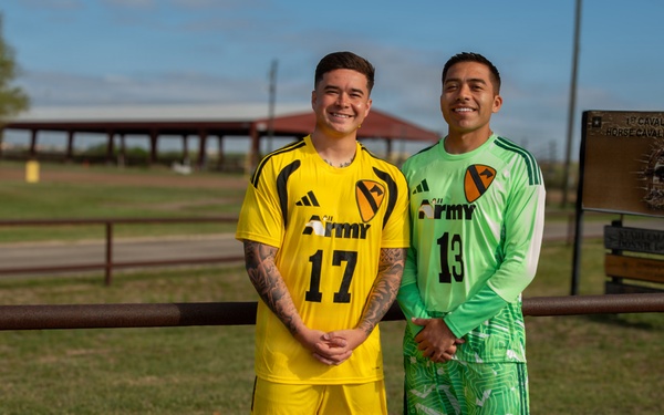 1st Cavalry Division Troopers represent the All-Army Men's Soccer Team