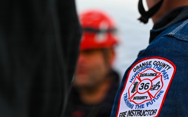 Confined space rescue training at 105 AW