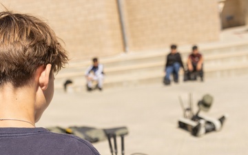 Marines with 7th ESB Participate in Middle School Career Day