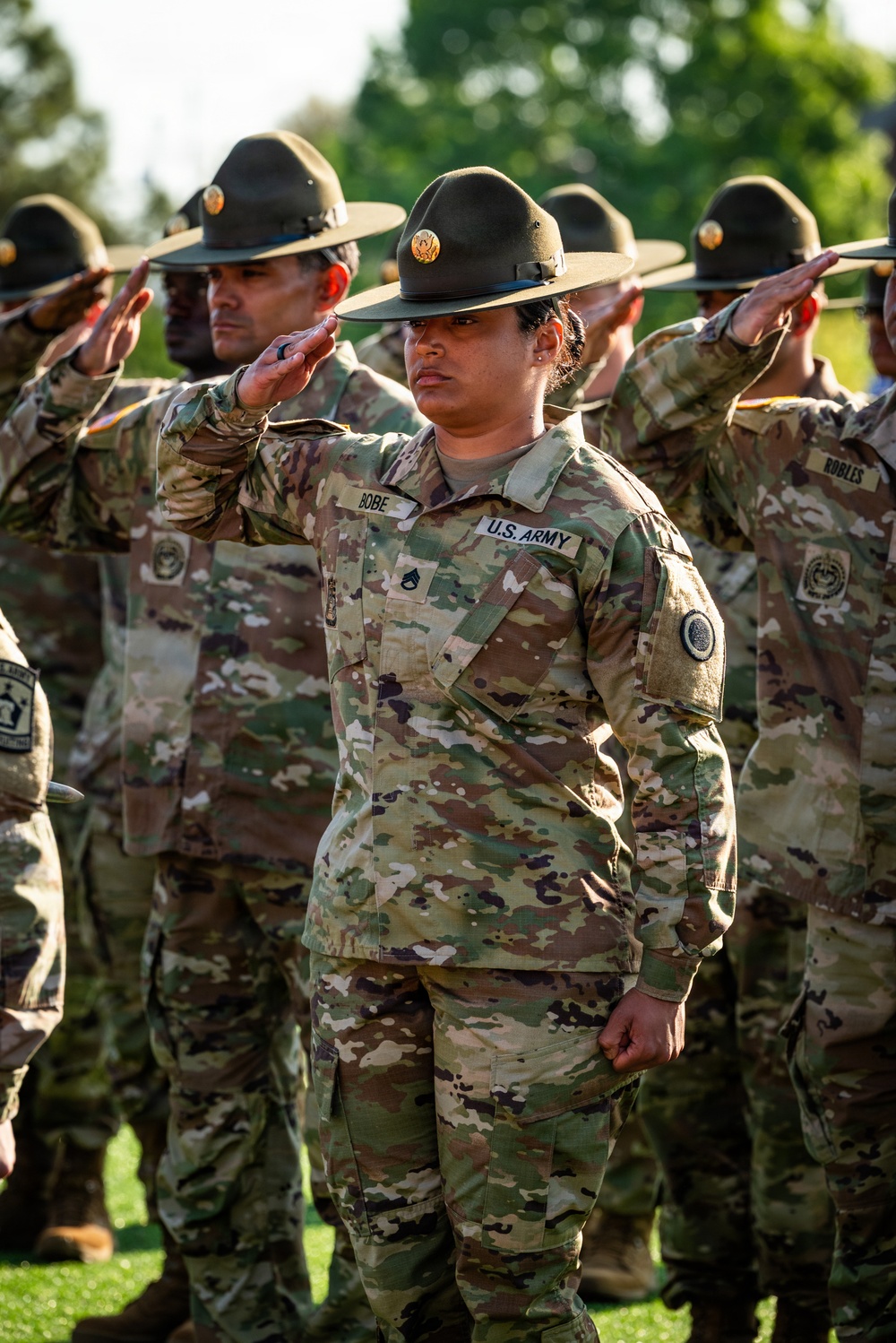 The U.S. Army Drill Sergeant Academy Graduation