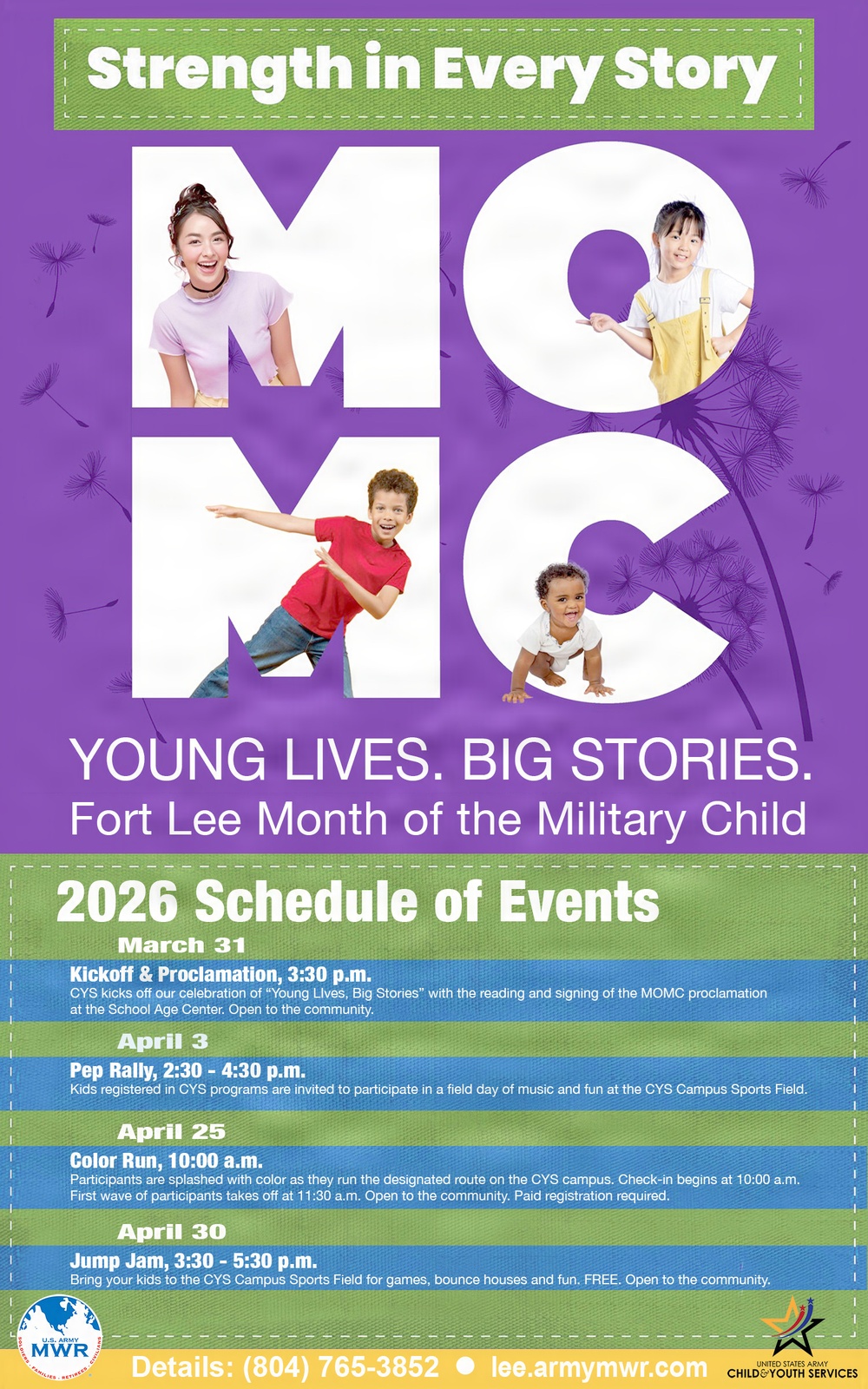 Fort Lee celebrates Month of the Military Child