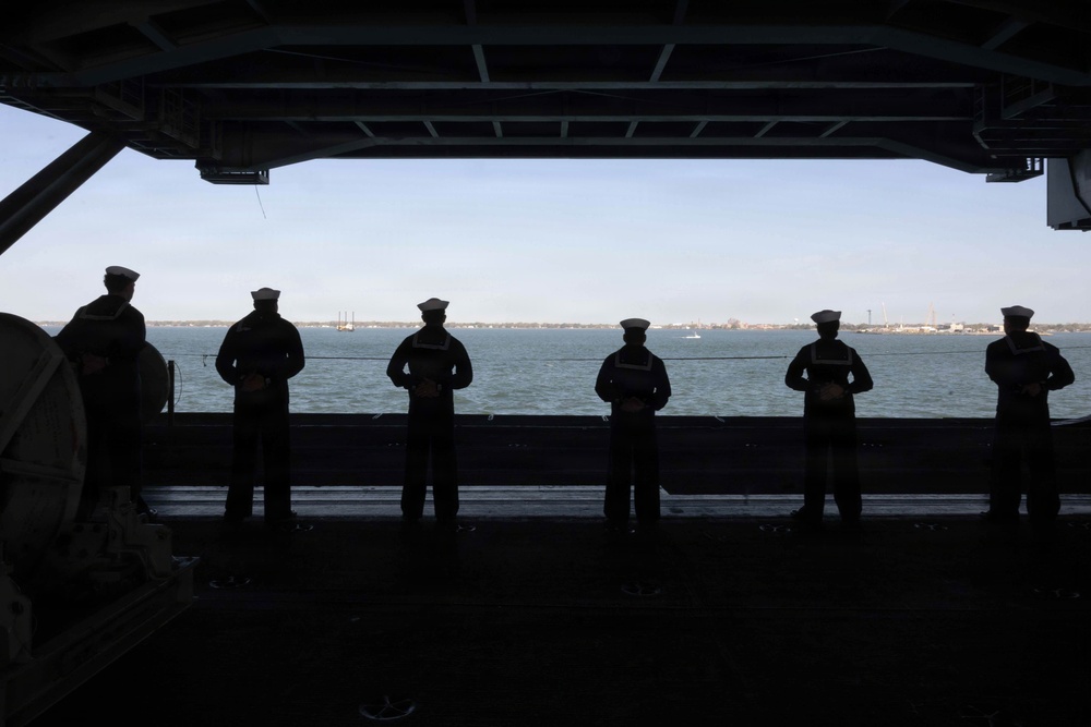 Daily Operations Aboard USS George H.W. Bush (CVN 77)