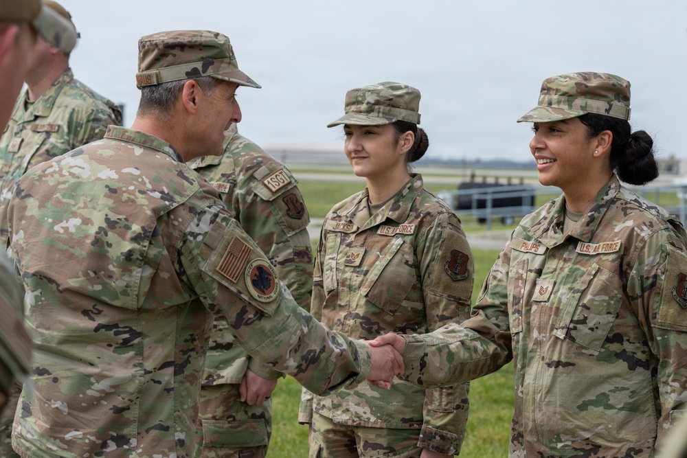 Chief of the National Guard Bureau visits 181st Intelligence Wing