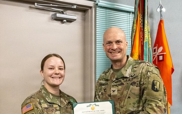 Sgt. Tabor Awarded for Work in SEA Program