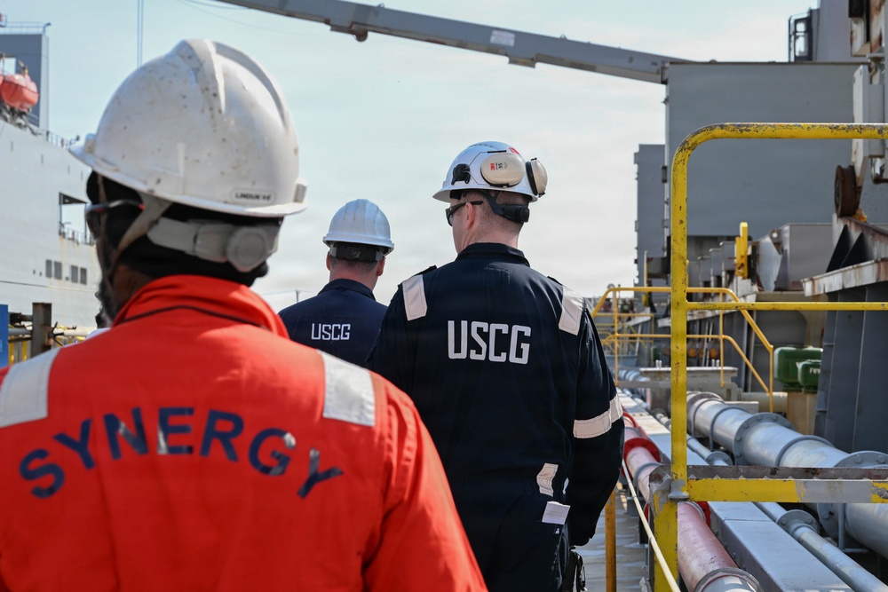 Coast Guard conducts commercial vessel inspection