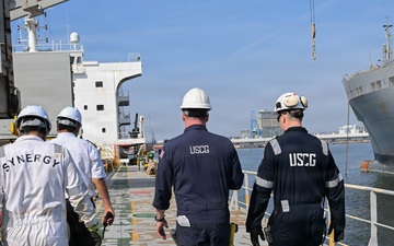 Coast Guard conducts commercial vessel inspection