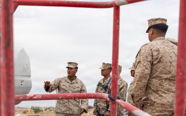 Marines with JTF-SB conduct Boom Lift Training