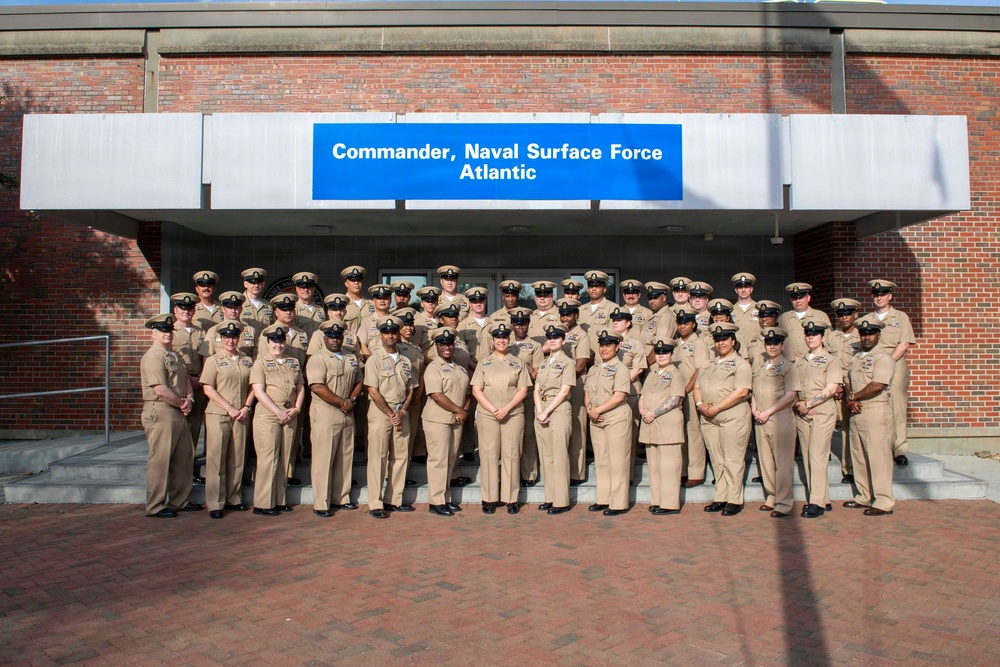 Commander, Naval Surface Force Atlantic Chiefs Celebrate 133rd CPO Birthday