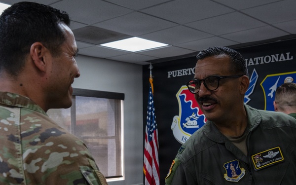 346th AEW Leadership visits the 156th Wing