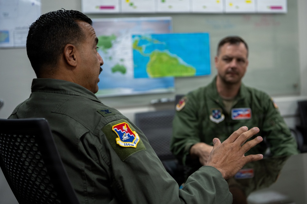 346th AEW Leadership visits the 156th Wing